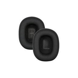 Náhradní Náušníky pro Apple AirPods Max, Látkové, Černé, Chladivý gel, 1 pár