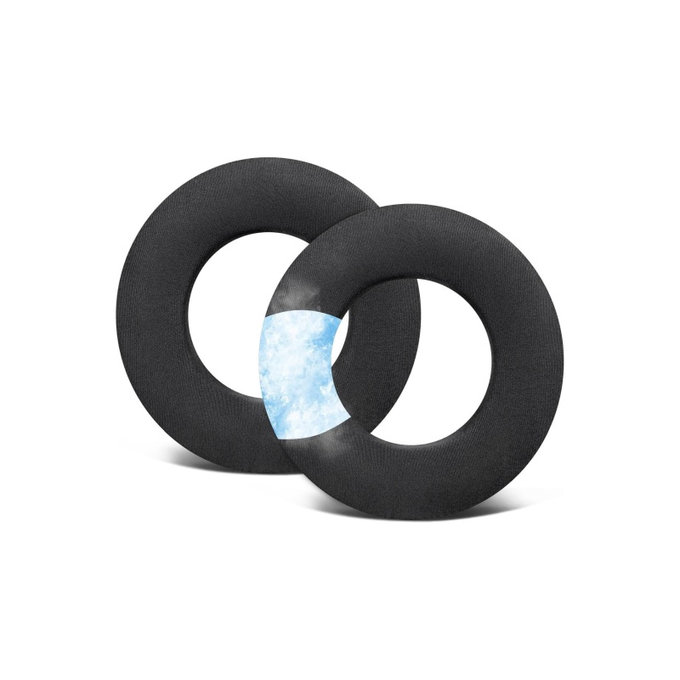 Náhradní Náušníky pro Beyerdynamic DT440, DT660, DT990 Pro, Paměťová pěna + Kůže + Textil + Chladivý Gél, Černé, 1 pár