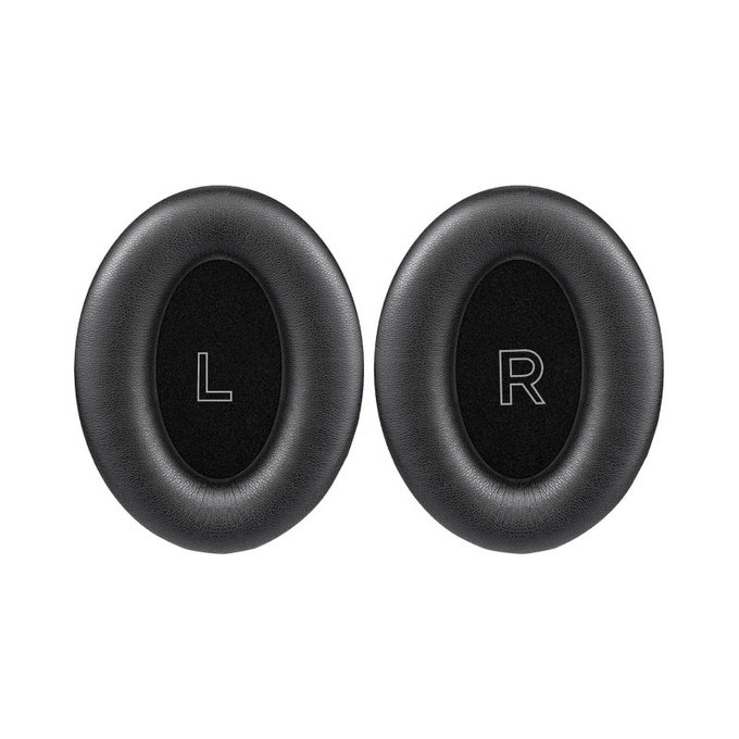 Náhradní Náušníky pro Bose A30, PU kůže, Černé, 1 pár