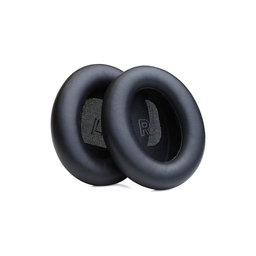 Náhradní Náušníky pro Bose QC Ultra, Paměťová pěna + PU kůže, Černé, 1 pár