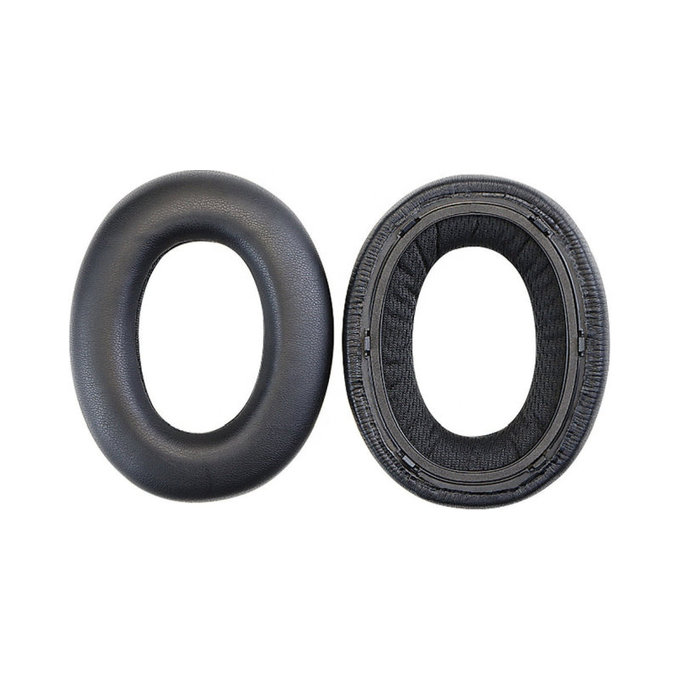 Náhradní Náušníky pro Bowers & Wilkins PX7, Paměťová pěna + PU kůže, Černé, 1 pár