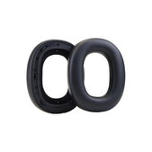 Náhradní Náušníky pro Bowers & Wilkins PX8, PX7S2, Paměťová pěna + PU kůže, Černé, 1 pár