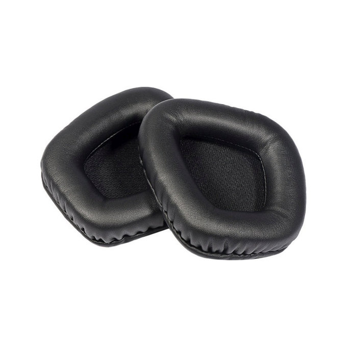 Náhradní Náušníky pro Corsair Void RGB Pro, Paměťová pěna + PU kůže, Černé, 1 pár