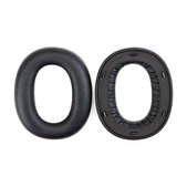 Náhradní Náušníky pro Edifier W860NB Pro, WH950NB, Paměťová pěna + PU kůže, Černé, 1 pár