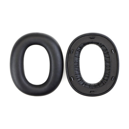 Náhradní Náušníky pro Edifier W860NB Pro, WH950NB, Paměťová pěna + PU kůže, Černé, 1 pár