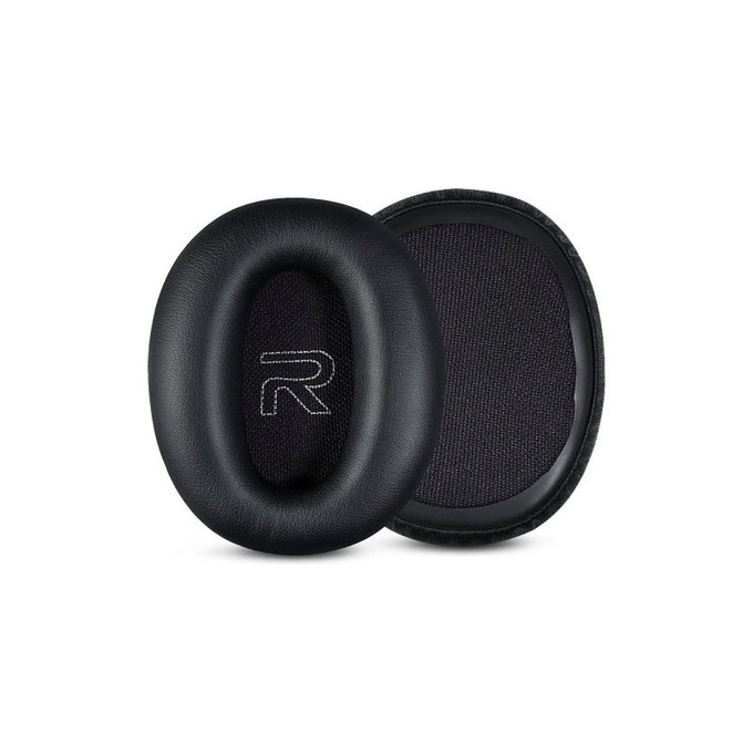 Náhradní Náušníky pro Edifier W820BT, Paměťová pěna + PU kůže, Černé, 1 pár