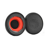 Náhradní Náušníky pro Jabra Evolve2 50, 55, Paměťová pěna + PU kůže, Černé, 1 pár