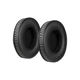 Náhradní Náušníky pro JBL Synchros E50BT, Paměťová pěna + PU kůže, Černé, 1 pár