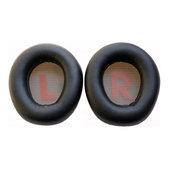 Náhradní Náušníky pro JBL Quantum Q600, Paměťová pěna + PU kůže, Černé, 1 pár