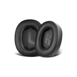 Náhradní Náušníky pro JBL Live 500BT, 500BTNC, Paměťová pěna + PU kůže, Černé, 1 pár