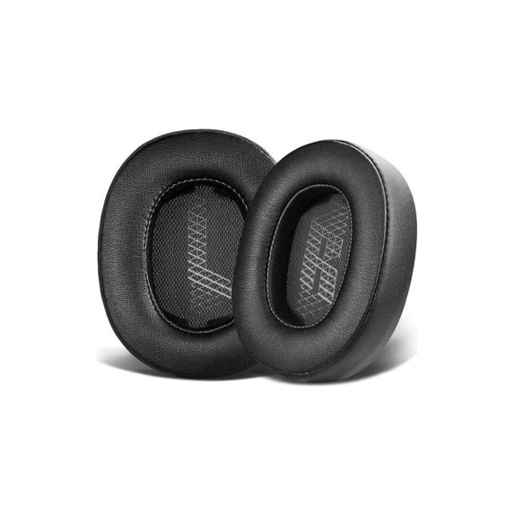 Náhradní Náušníky pro JBL Live 500BT, 500BTNC, Paměťová pěna + PU kůže, Černé, 1 pár