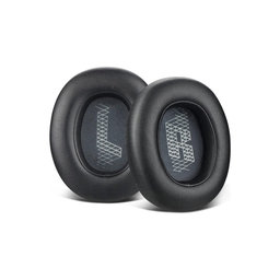 Náhradní Náušníky pro JBL Live 650BTNC, E65, Paměťová pěna + PU kůže, Černé, 1 pár