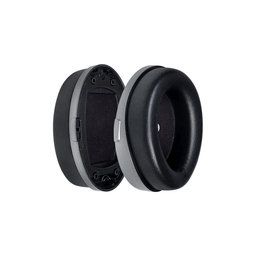 Náhradní Náušníky pro Kingston HyperX Cloud Orbit S, Paměťová pěna + PU kůže, Černé, 1 pár