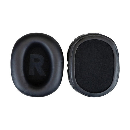 Náhradní Náušníky pro Logitech G Pro X, Paměťová pěna + PU kůže, Černé, 1 pár