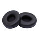 Náhradní Náušníky pro Beats Solo 2, 3, Paměťová pěna + Kůže, Černé, 1 pár