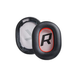 Náhradní Náušníky pro Plantronics BackBeat Pro 2, Voyager 8200 UC, PU kůže, Černé, 1 pár