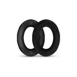 Náhradní Náušníky pro Sennheiser HD545, HD600, HD650, Paměťová pěna + Textil, Černé, 1 pár