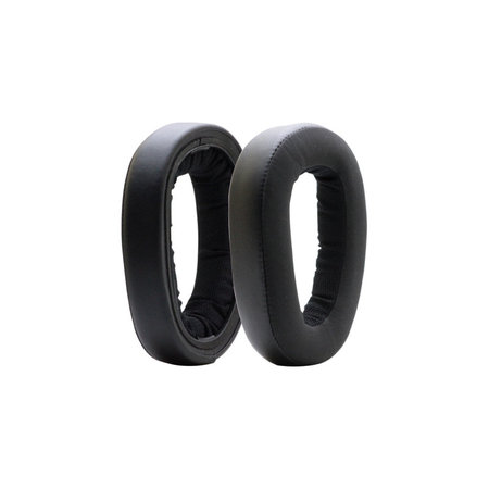 Náhradní Náušníky pro Sennheiser GSP500, GSP600, Paměťová pěna + PU kůže, Černé, 1 pár