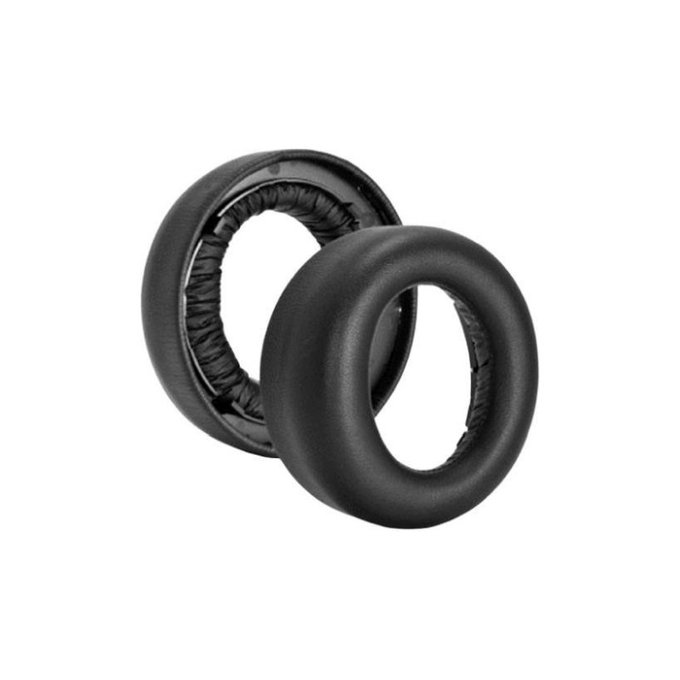 Náhradní Náušníky pro Sony Playstation 5 Pulse Elite, Pěna + Kůže, Černé, 1 pár