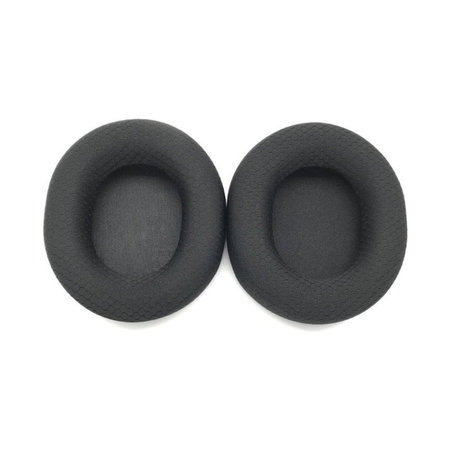 Náhradní Náušníky pro Steelseries Arctics 1, 3, 5, 7, 9 Pro, Paměťová pěna + Textil, Černé, 1 pár