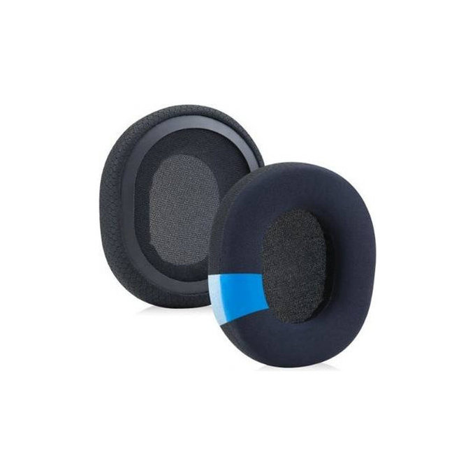 Náhradní Náušníky pro Steelseries Arctics 1, 3, 5, 7, 9 Pro, Paměťová pěna + Textil, Černé, Chladivý gel, 1 pár
