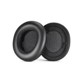 Náhradní Náušníky pro Steelseries Nova Pro, Paměťová pěna + PU kůže, Černé, 1 pár