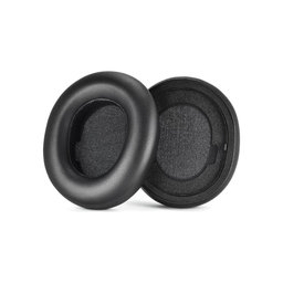Náhradní Náušníky pro Steelseries Nova Pro, Paměťová pěna + PU kůže, Černé, 1 pár