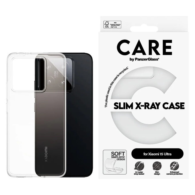 Pouzdro X-Ray pro Xiaomi 15 Ultra, Transparentní, PanzerGlass
