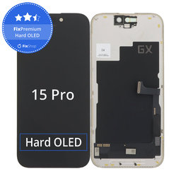 Apple iPhone 15 Pro - LCD Displej + Dotykové Sklo + Rám Hard OLED FixPremium