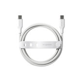 Kabel USB-C, 60 W, Racing, 1,2 m, stříbrnobílý, PanzerGlass