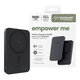 Bezdrátová PowerBank 5000 mAh, 20 W, kompatibilní s MagSafe, Qi2/USB-C, Space Black, empower