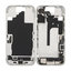 Apple iPhone 16 - Střední Rám + Tlačítka Zapnutí, Hlasitosti a Kamery (White)