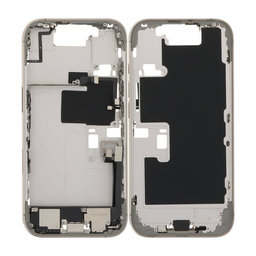 Apple iPhone 16 Pro - Střední Rám + Tlačítka Zapnutí, Hlasitosti a Kamery (Natural Titanium)