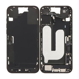 Apple iPhone 16 Plus - Střední Rám + Tlačítka Zapnutí, Hlasitosti a Kamery (Black)