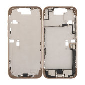 Apple iPhone 16 Pro Max - Střední Rám + Tlačítka Zapnutí, Hlasitosti a Kamery (Desert Titanium)