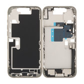 Apple iPhone 16 Pro Max - Střední Rám + Tlačítka Zapnutí, Hlasitosti a Kamery (Natural Titanium)