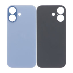 Apple iPhone 17 - Sklo Zadního Housingu se Zvětšeným Otvorem na Kameru (Mist Blue)