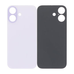 Apple iPhone 17 - Sklo Zadního Housingu se Zvětšeným Otvorem na Kameru (Lavender)