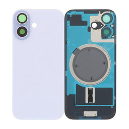 Apple iPhone 17 - Sklo Zadního Housingu + Sklíčko Kamery + Kovová Destička + Magsafe Magnet (Lavender)