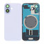 Apple iPhone 17 - Sklo Zadního Housingu + Sklíčko Kamery + Kovová Destička + Magsafe Magnet (Lavender)