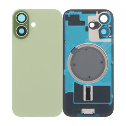 Apple iPhone 17 - Sklo Zadního Housingu + Sklíčko Kamery + Kovová Destička + Magsafe Magnet (Sage)