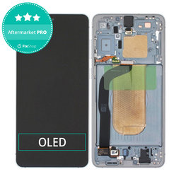 Samsung Galaxy S25 Edge - LCD Displej + Dotykové Sklo + Rám (Titanium Silver) OLED