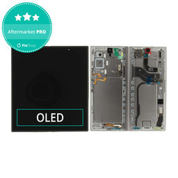 Samsung Galaxy Z Fold 7 F966B - LCD Displej + Dotykové Sklo + Rám (Silver Shadow) OLED