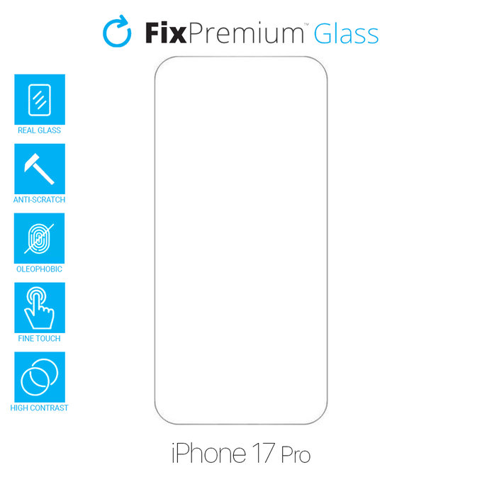 FixPremium Glass - Tvrzené Sklo pro iPhone 17 Pro