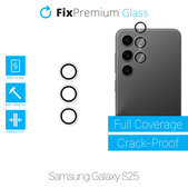 FixPremium Glass - Tvrzené Sklo Zadní Kamery bez Rámu pro Samsung S25