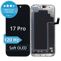 Apple iPhone 17 Pro - LCD Displej + Dotykové Sklo + Rám Soft OLED FixPremium 120Hz