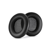 Náhradní Náušníky pro SteelSeries Arctis Nova 1, 3, 5, 7, 9, Pro Wired, Paměťová pěna + PU kůže, Černé, 1 pár