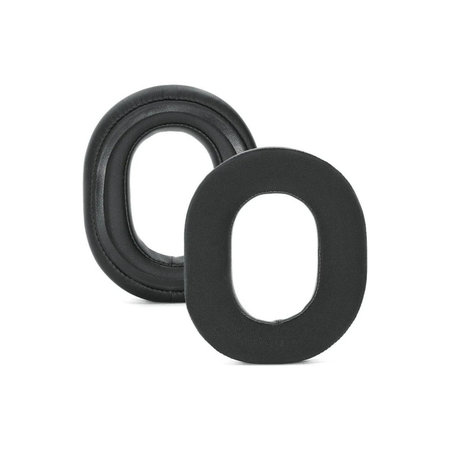 Náhradní Náušníky pro Razer Blackshark V3 Pro, Paměťová pěna + Textil, Černé, 1 pár