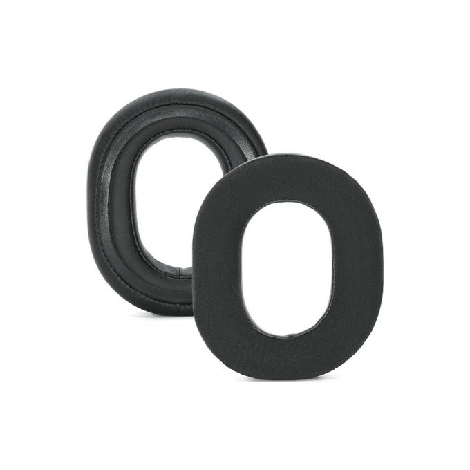 Náhradní Náušníky pro Razer Blackshark V3 Pro, Paměťová pěna + Textil, Černé, 1 pár