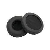 Náhradní Náušníky pro AKG K518, K518DJ, K81, K518LE, Paměťová pěna + PU kůže, Černé, 1 pár